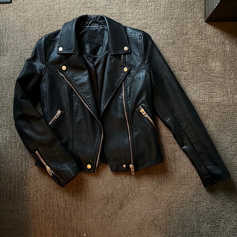 Blank NYC faux leather Moro jacket